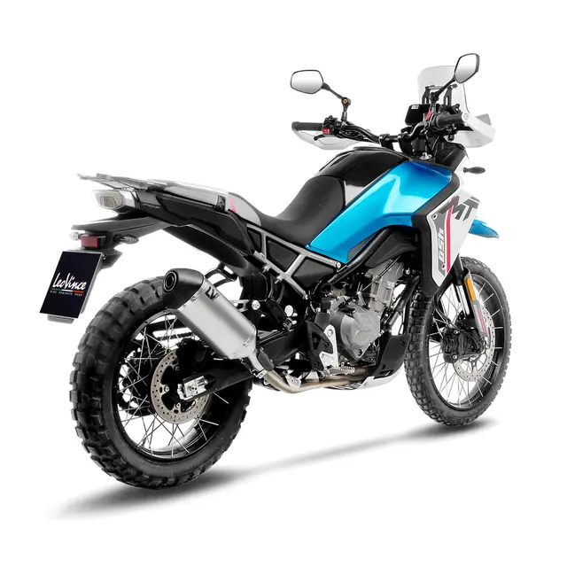 Leovince LV-14 Slip-On CF Moto 450 MT - Sølv 