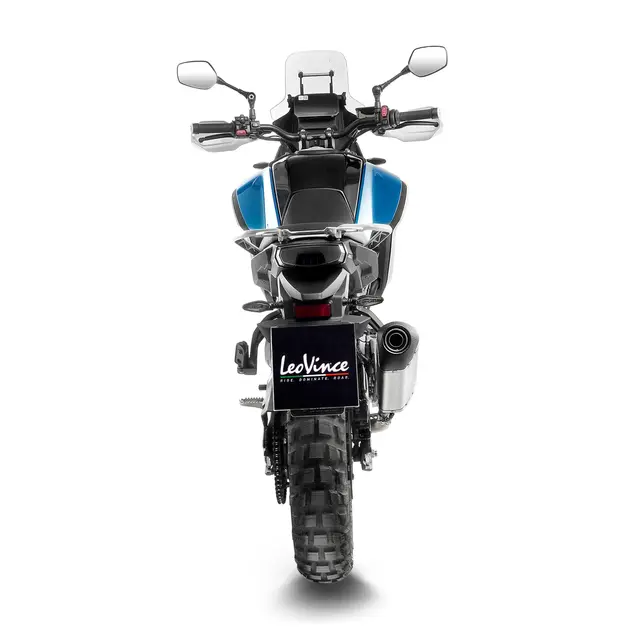 Leovince LV-14 Slip-On CF Moto 450 MT - Sølv 