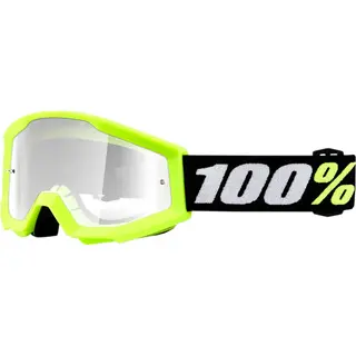 100% Strata Mini Crossbriller Klart glass  Gul