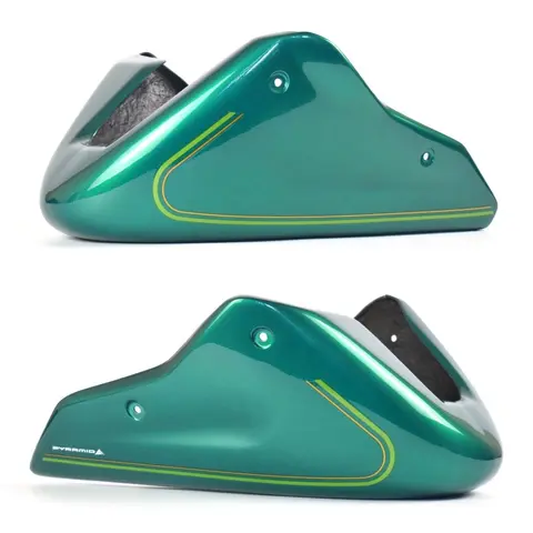 Pyramid Belly Pan Emerald Green | Kawasaki Z 650 RS 2021&gt;