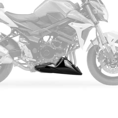 Pyramid Belly Pan Gloss Black | Suzuki GSR 750 2011>2016