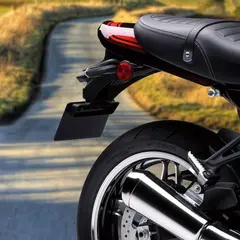 Pyramid Universal Number Plate Backing Matte Black