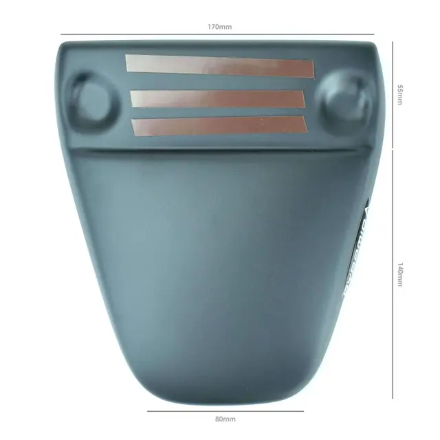 Pyramid Ductail Classic Matte Black - Rear Protection 