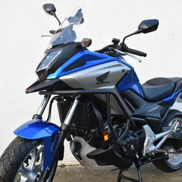 Pyramid Engine Bars Matte Black | Honda NC 750 X 2012> 