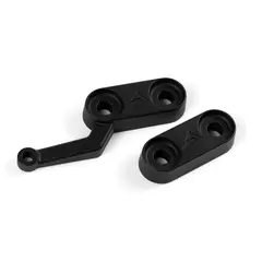 Pyramid Rear Peg Blanking Blocks Matte Black | Yamaha MT-09 2021>