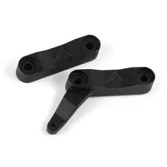 Pyramid Rear Peg Blanking Blocks Matte Black | Yamaha Tracer 9 2021>