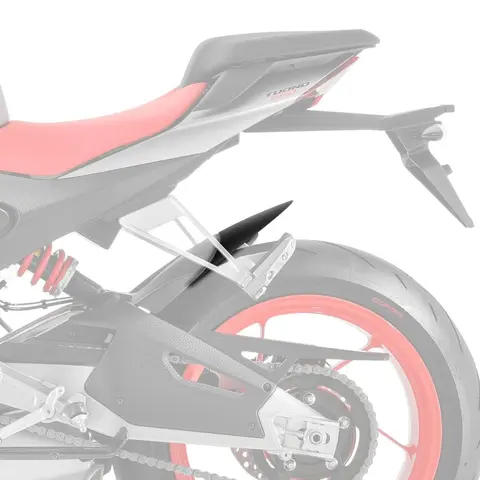 Pyramid Hugger Extension Matte Black | Aprilia RS 660 2021&gt;