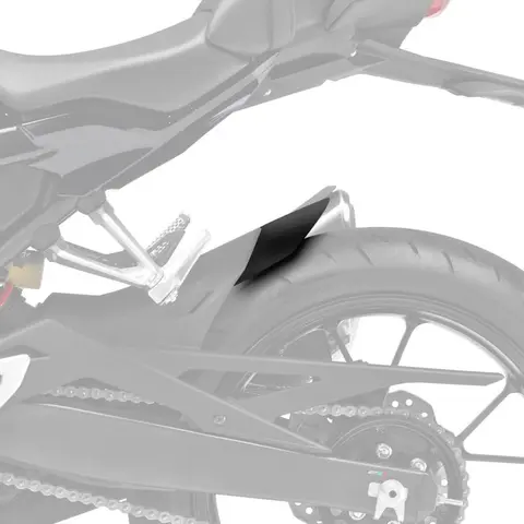 Pyramid Hugger Extension Matte Black | Honda CB 125 R 2018&gt;