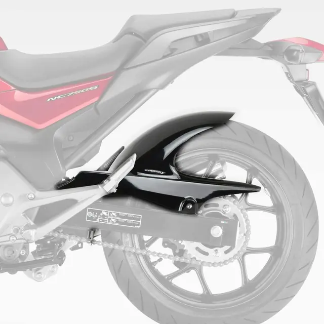 Pyramid Hugger Gloss Black | Honda NC 700 S 2012> 