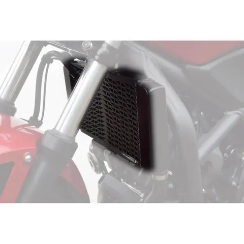 Pyramid Radiator Guard Matte Black | Honda NC 700 S 2012&gt;2014