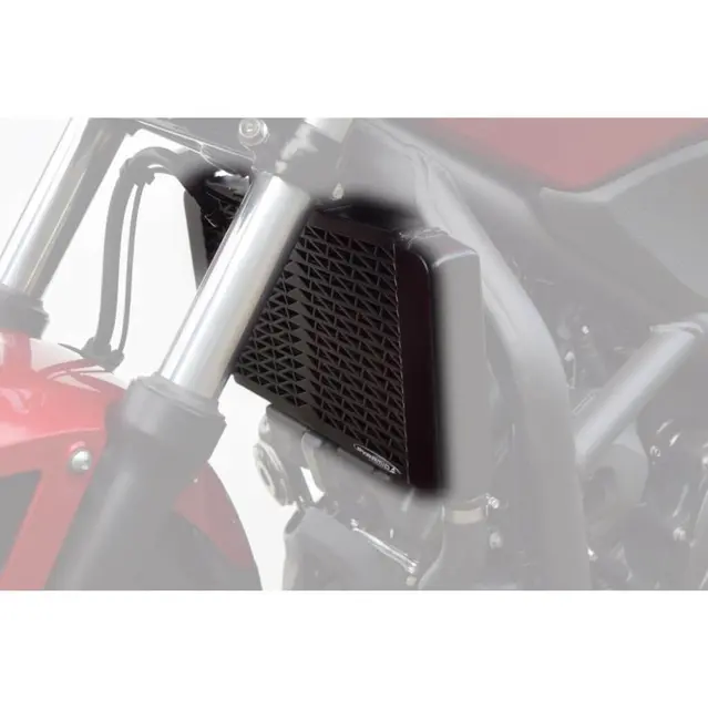 Pyramid Radiator Guard Matte Black | Honda NC 700 S 2012>2014 