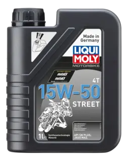 Liqui Moly 4T 15W-50 Street 1 eller 4 Liter