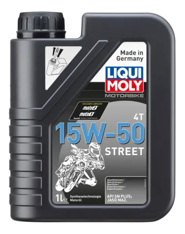 Liqui Moly 4T 15W-50 Street 1 eller 4 Liter