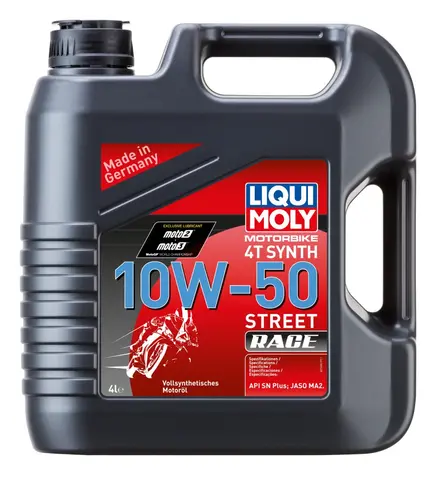 Liqui Moly 4T Synth 10W-50 Street Race 4 Liter