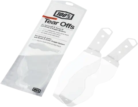 100% Accuri/Racecraft/Strata Tear-Offs Velg pakningsstørrelse