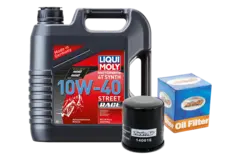 Liqui Moly 10W-40 &amp; Twin Air HF303 4 liter helsyntetisk olje og oljefilter