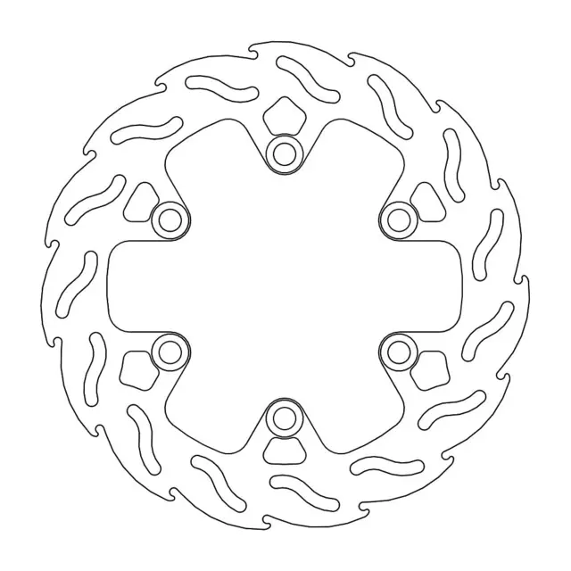 Moto-Master Bremseskive Flame Bak - 240mm 