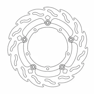 Moto Master Bremseskive Front H&#248;yre 282 MM