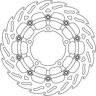 Moto Master Bremseskive Front Venstre