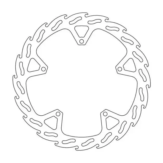 Moto-Master Brake Rotor / Disc Flame Lef 