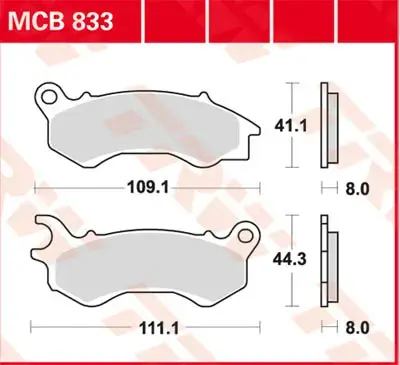 TRW Bremseklosser PCX 125 2021-