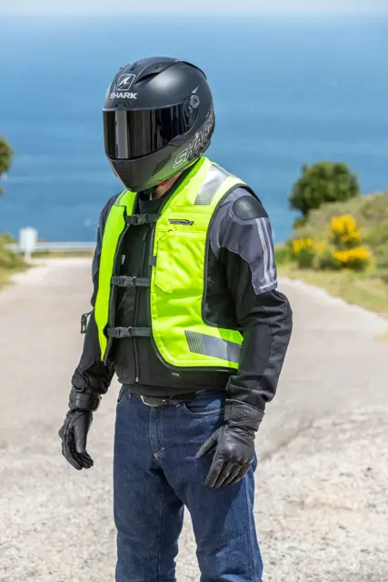 Helite Turtle 2 M Mekanisk Hi-Vis 