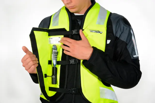 Helite Turtle 2 M Mekanisk Hi-Vis 