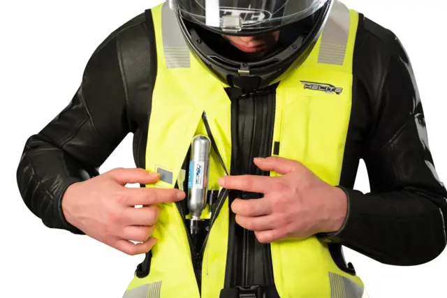 Helite Turtle 2 Electronic M Hi-vis 