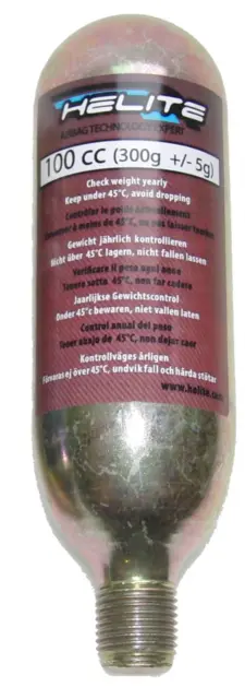 Helite CO2 patron 100CC Mekanisk utløsning 