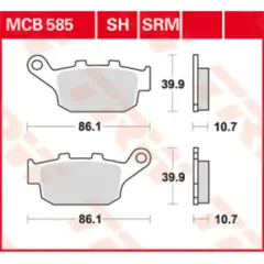 TRW Bremseklosser Sintered MCB585SH