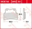 TRW MCB785SV Bremseklosser MT125 / YZR-R125 14-  Fram