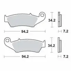 MotoMaster Sinter GP Pro Klosser fram CR/CRF/RX