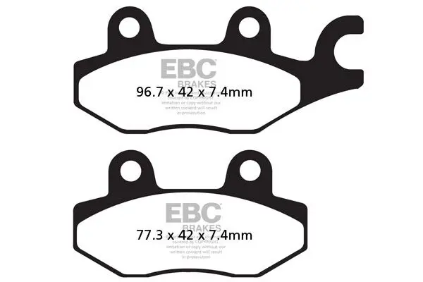 Ebc Bremseklosser Sintered Hh Bremseklosser Fa-Hh Series Sintered Met 