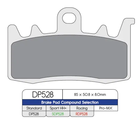 DP Brakes Bremseklosser Front KTM SMC 690 R 2021-