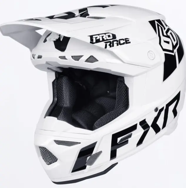 FXR 6D ATR-3 Hjelm XS Hvit / Sort 
