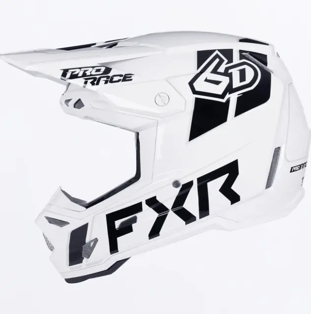 FXR 6D ATR-3 Hjelm XS Hvit / Sort 