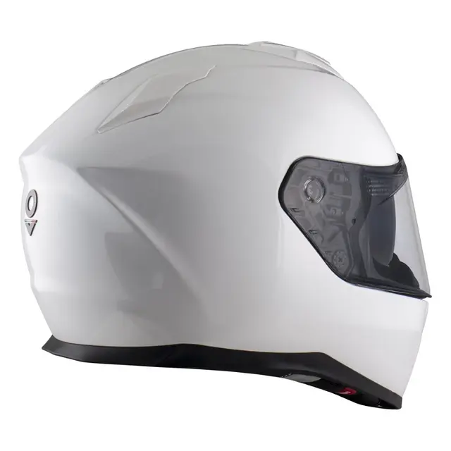 NOS NS-11F Motorsykkel Hjelm M Hvit - Helhjelm 