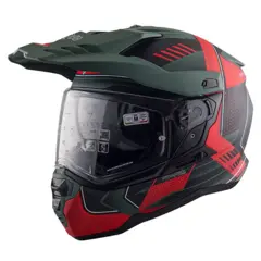 NOS NS-9 Motorsykkel Hjelm M R&#248;d/Sort - Adventure hjelm