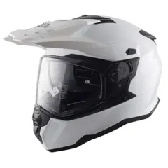 NOS NS-9 Motorsykkel Hjelm M Hvit - Adventure hjelm