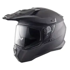 NOS NS-9 Motorsykkel Hjelm M Matt Sort - Adventure hjelm