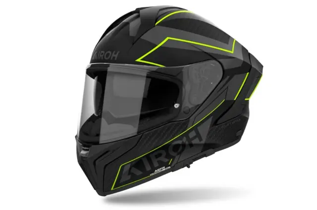 Airoh Matryx Motorsykkel Hjelm L Sort/gul 
