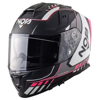 NOS NS-10 Motorsykkel Hjelm Mig Violet Matt - Helhjelm