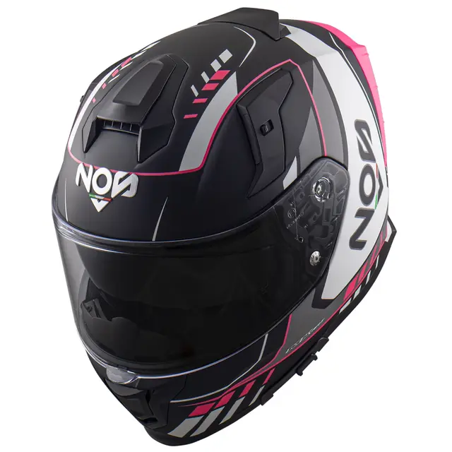 NOS NS-10 Motorsykkel Hjelm Mig Violet Matt - Helhjelm 