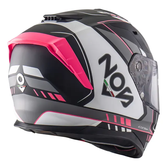 NOS NS-10 Motorsykkel Hjelm Mig Violet Matt - Helhjelm 