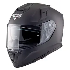 NOS NS-10 Motorsykkel Hjelm L Matt sort - Helhjelm