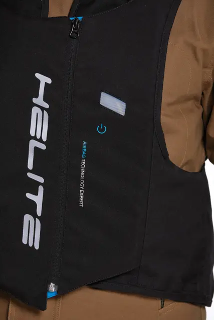 Helite Double Turtle S Elektronisk Sort 