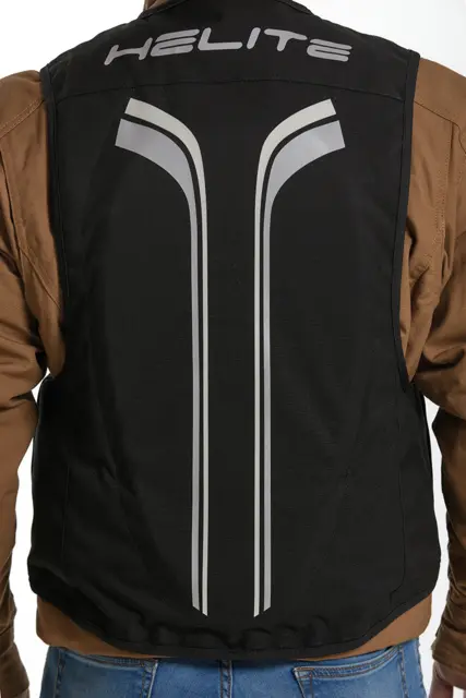 Helite Double Turtle S Elektronisk Sort 