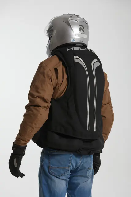 Helite Double Turtle S Elektronisk Sort 