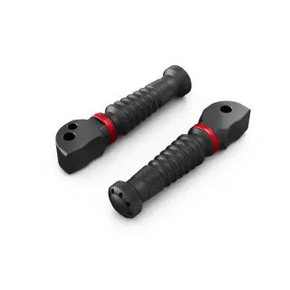 Yamaha Passasjer Fothvilere R&#248;de Detaljer. Aluminium