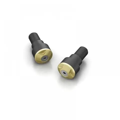 Yamaha Mt-07 Styreender i metall Bar-End. Titanfarget.